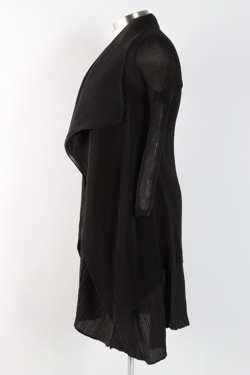 Short Collare Coat - Black