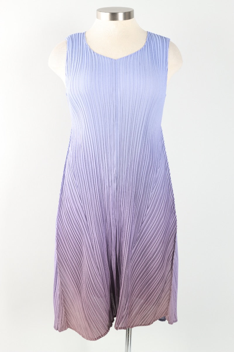Short Estrella Dress - Grapemist to Stone