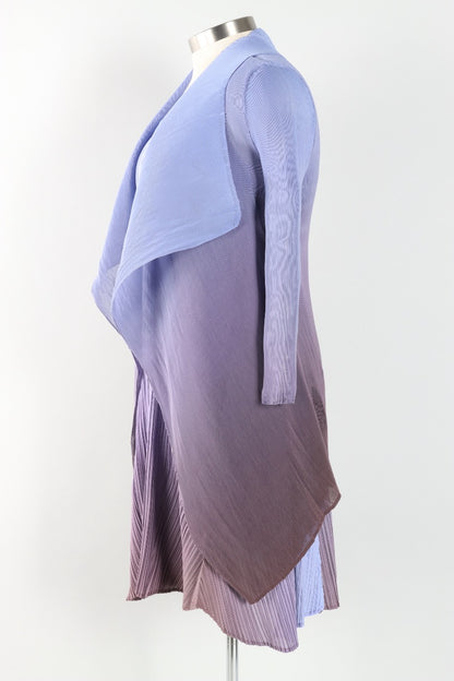 Short Collare Coat - Grapemist to Stone