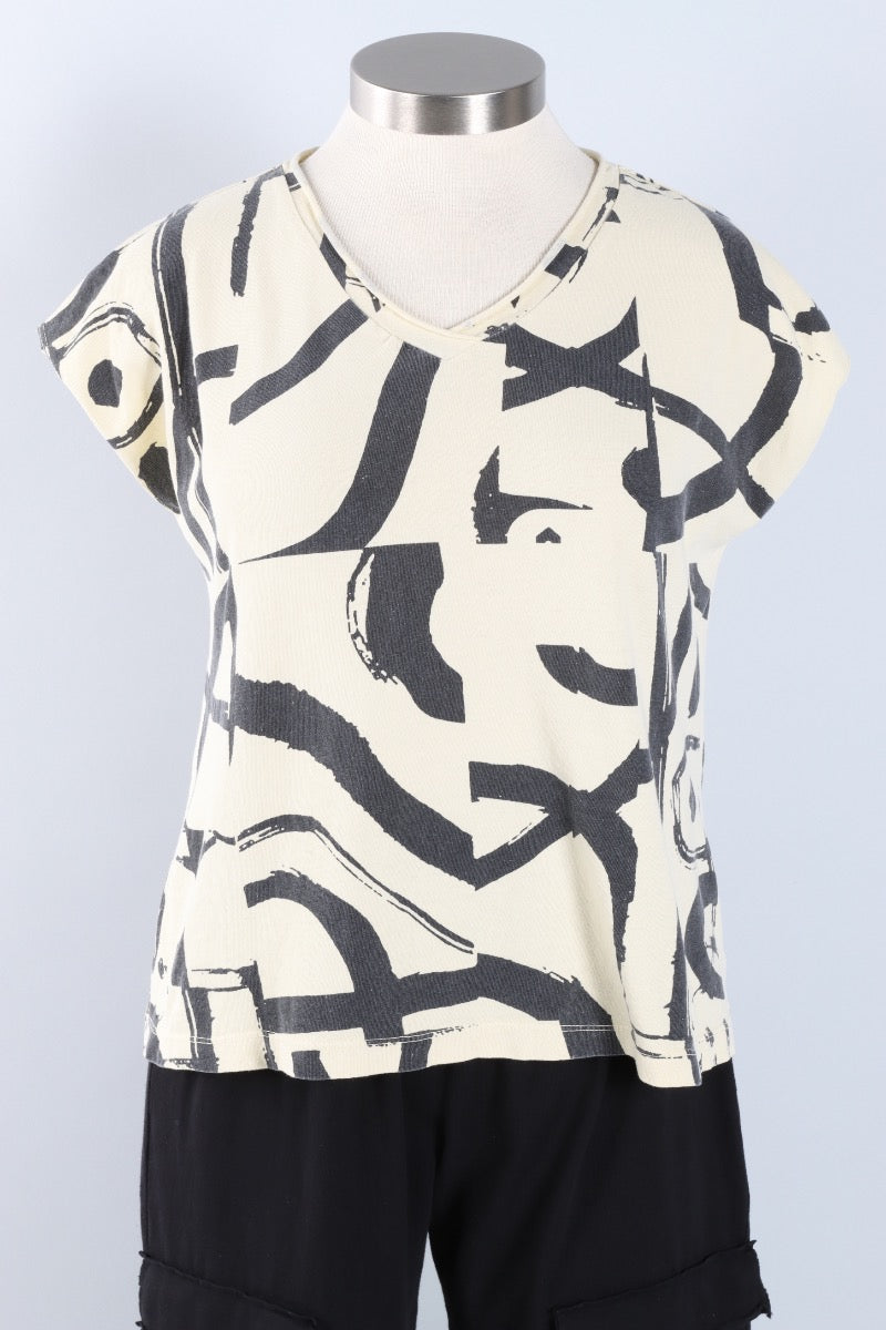 V-Neck Top - Butter