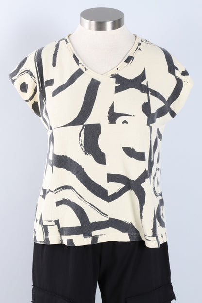 V-Neck Top - Butter