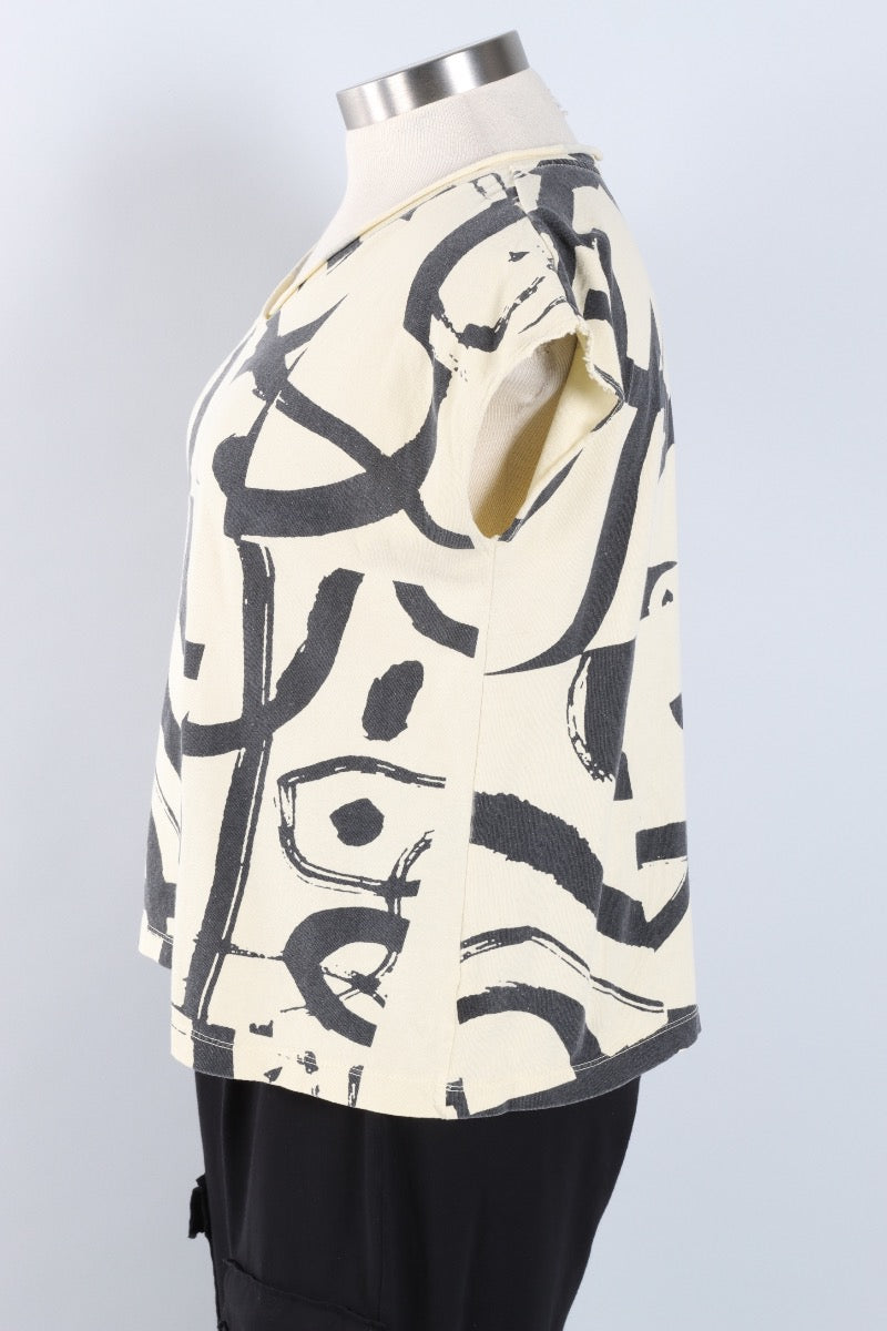 V-Neck Top - Butter