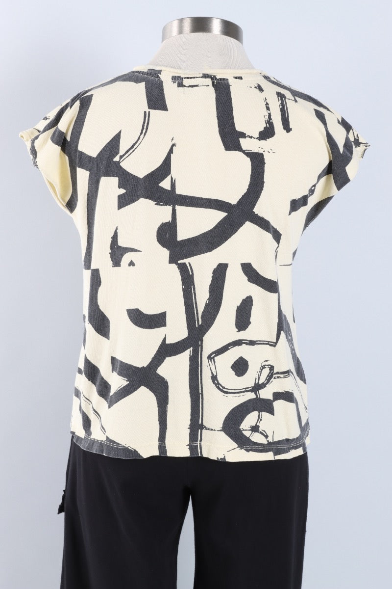 V-Neck Top - Butter