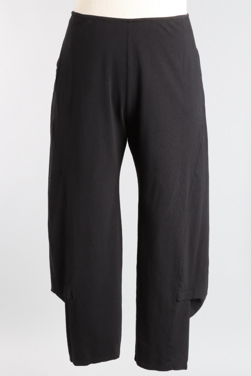 Barrel Crop Pant - Black