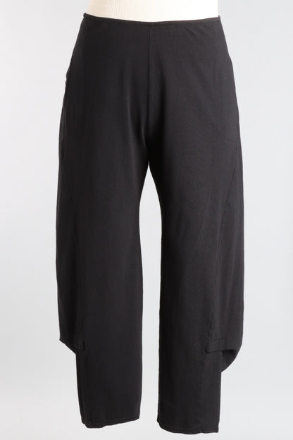 Barrel Crop Pant - Black