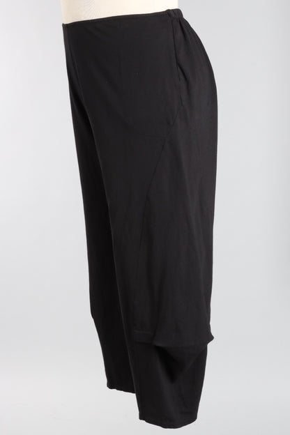 Barrel Crop Pant - Black