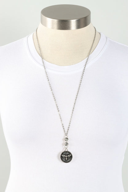 Bee Necklace - Silver