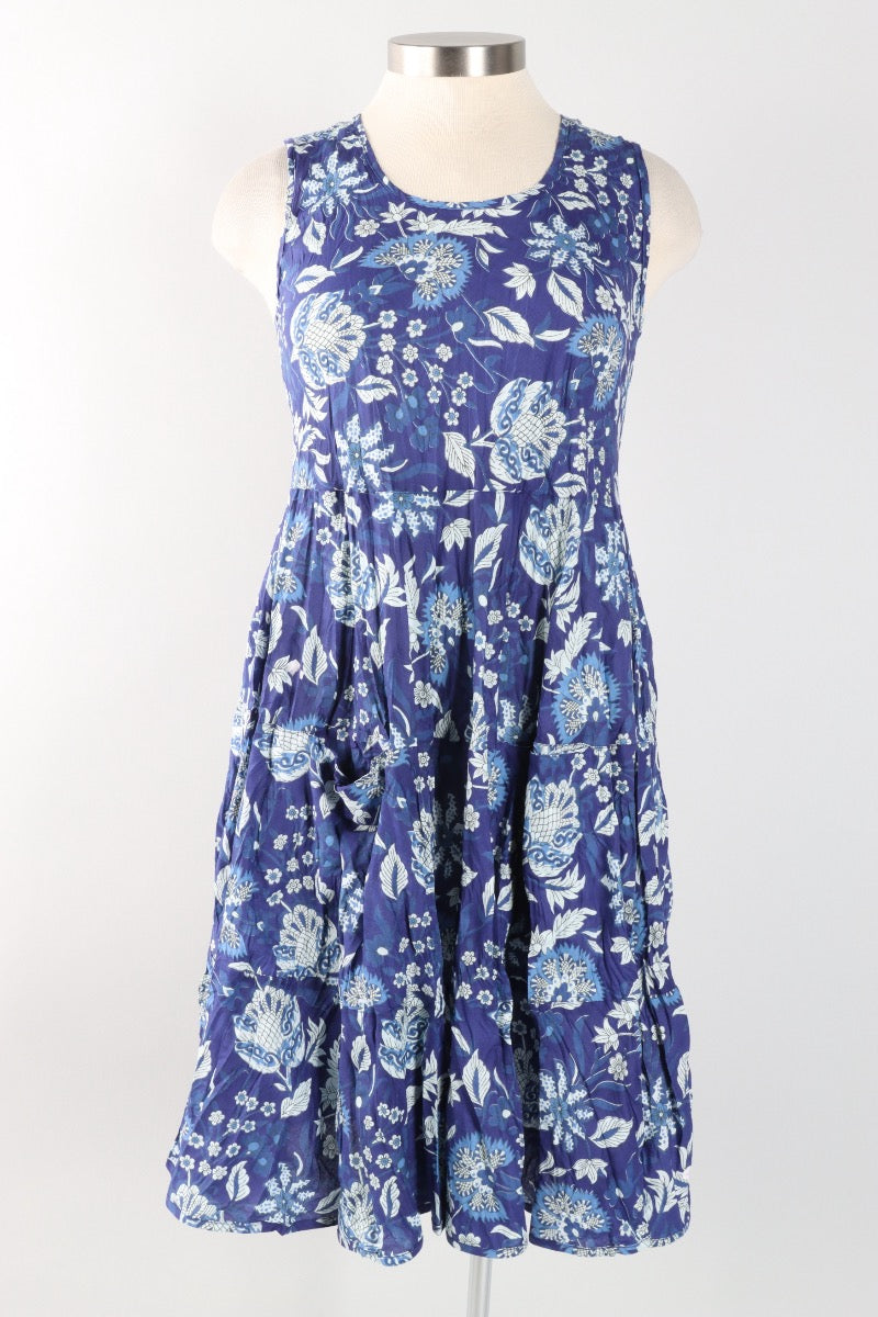 Joy Dress  - Beautiful Blue Blooms