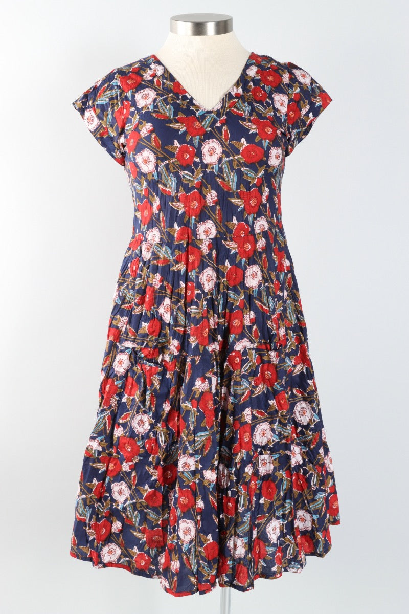 Jalen Dress - Red & Blue