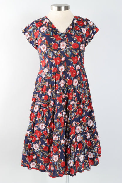 Jalen Dress - Red & Blue