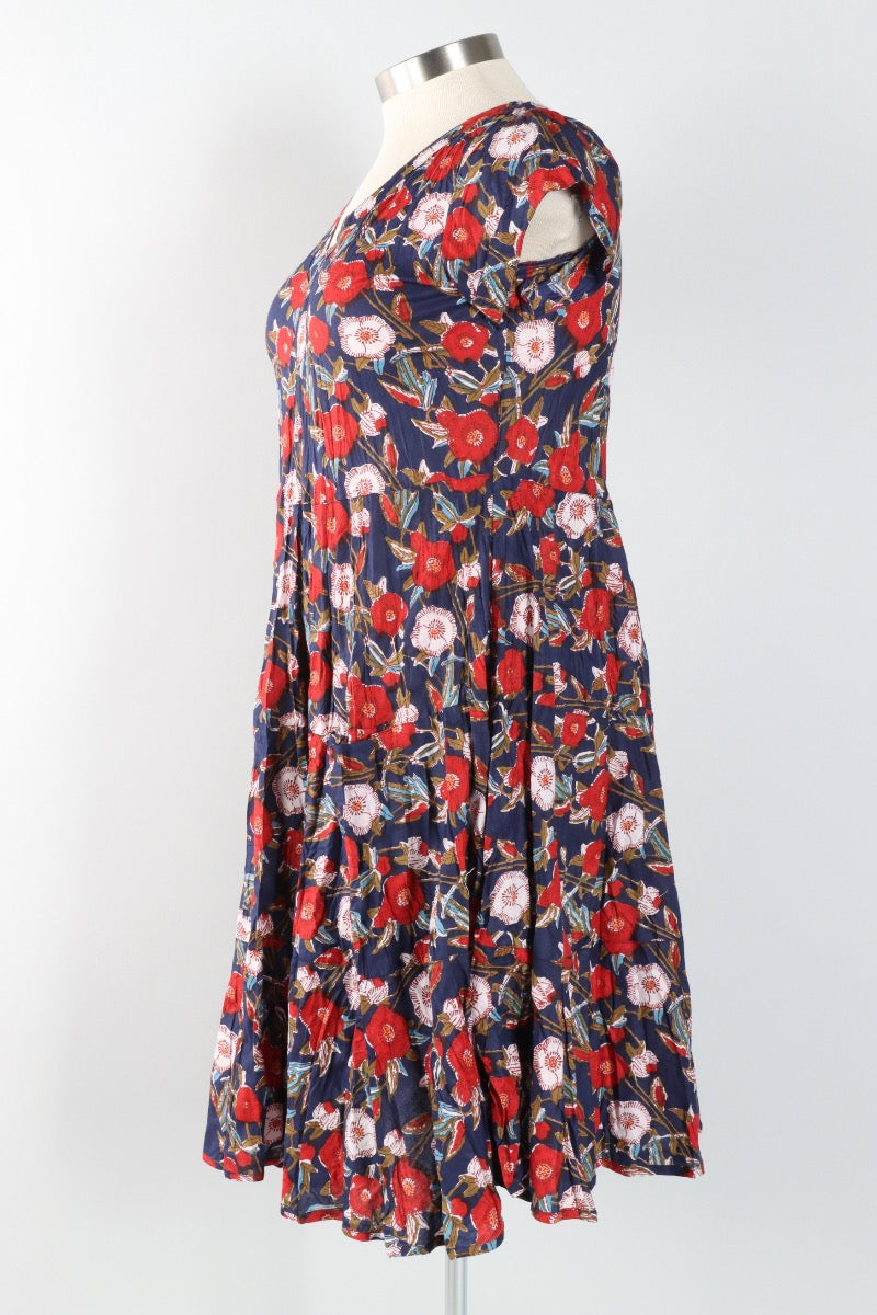 Jalen Dress - Red & Blue