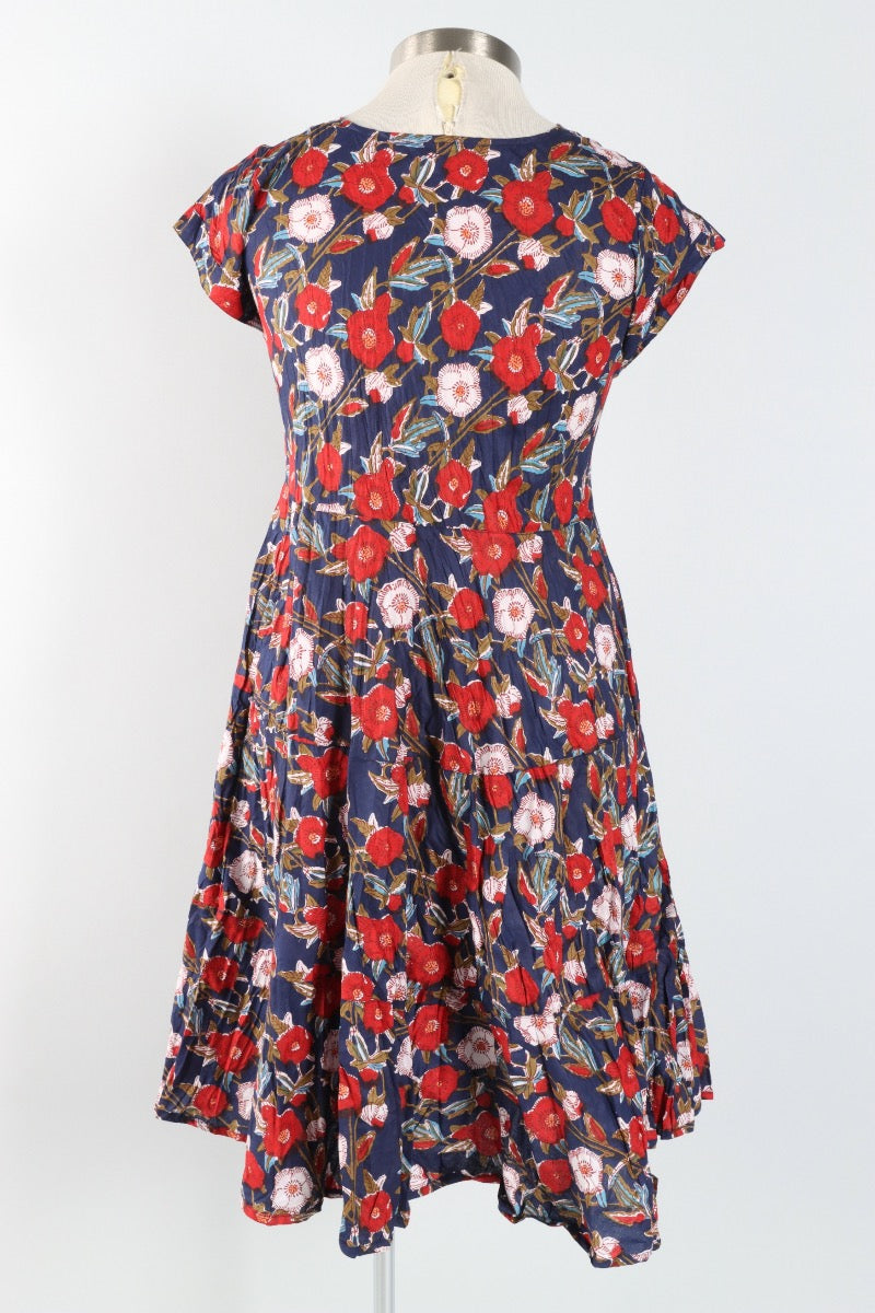 Jalen Dress - Red & Blue