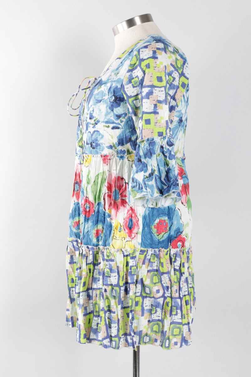 Jazz Dress - Mixed Up Blue