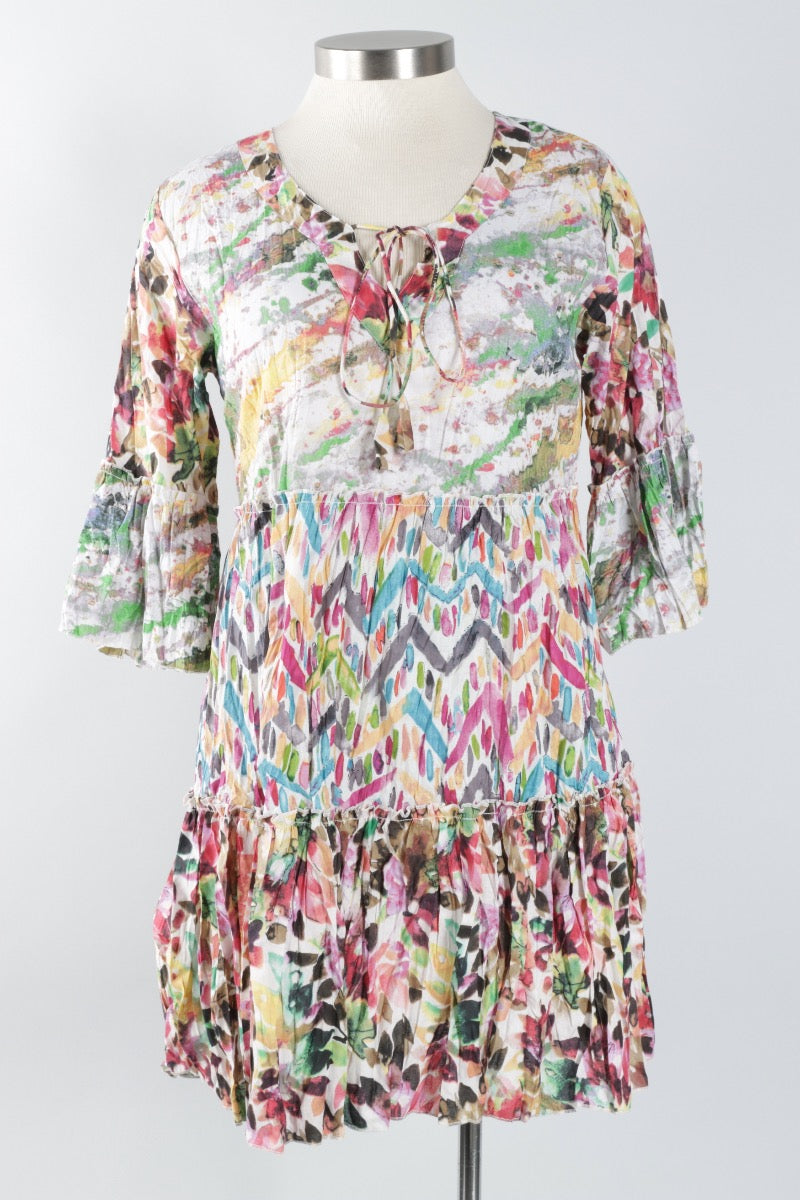 Jazz Dress - Mixed Print