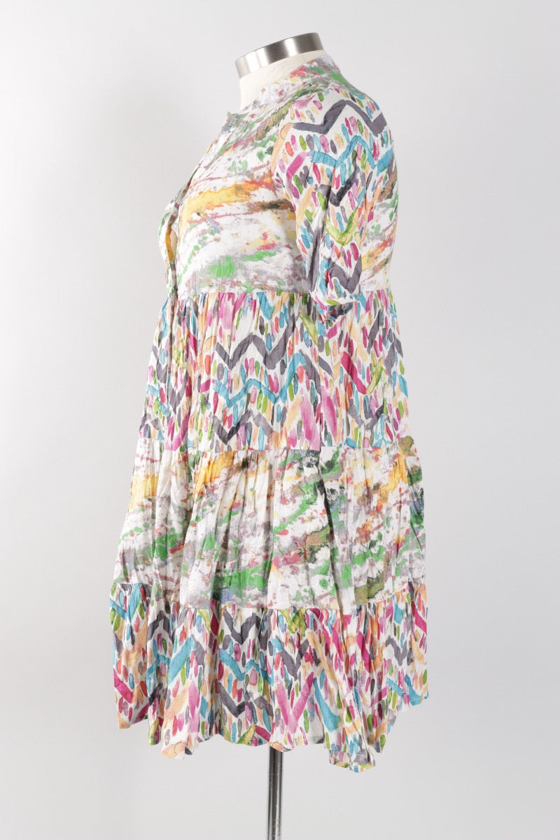 July Dress - Mixed Print