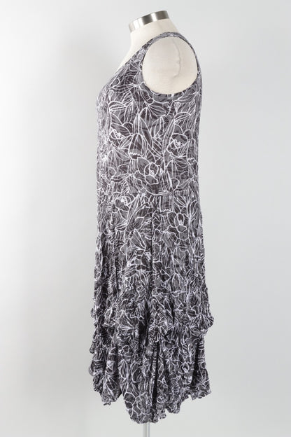 Bubble Dress - Black & White