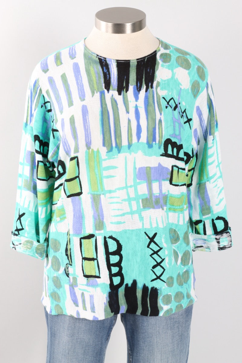 Dolman Sweater - Geo