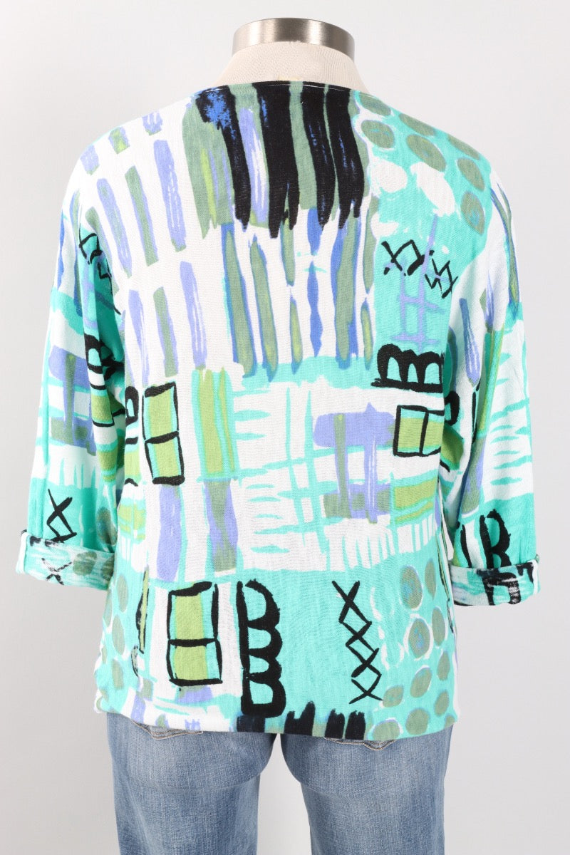 Dolman Sweater - Geo