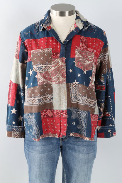 Stars and Stripes Forever Top - Navy
