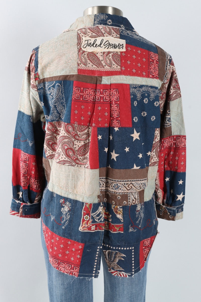 Stars and Stripes Forever Top - Navy