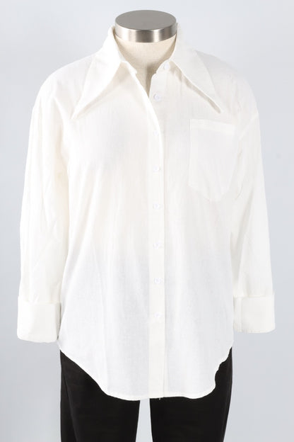 To The Point Shirt - Parchment 