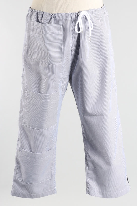 Farrah Pant - Navy Pinstripe
