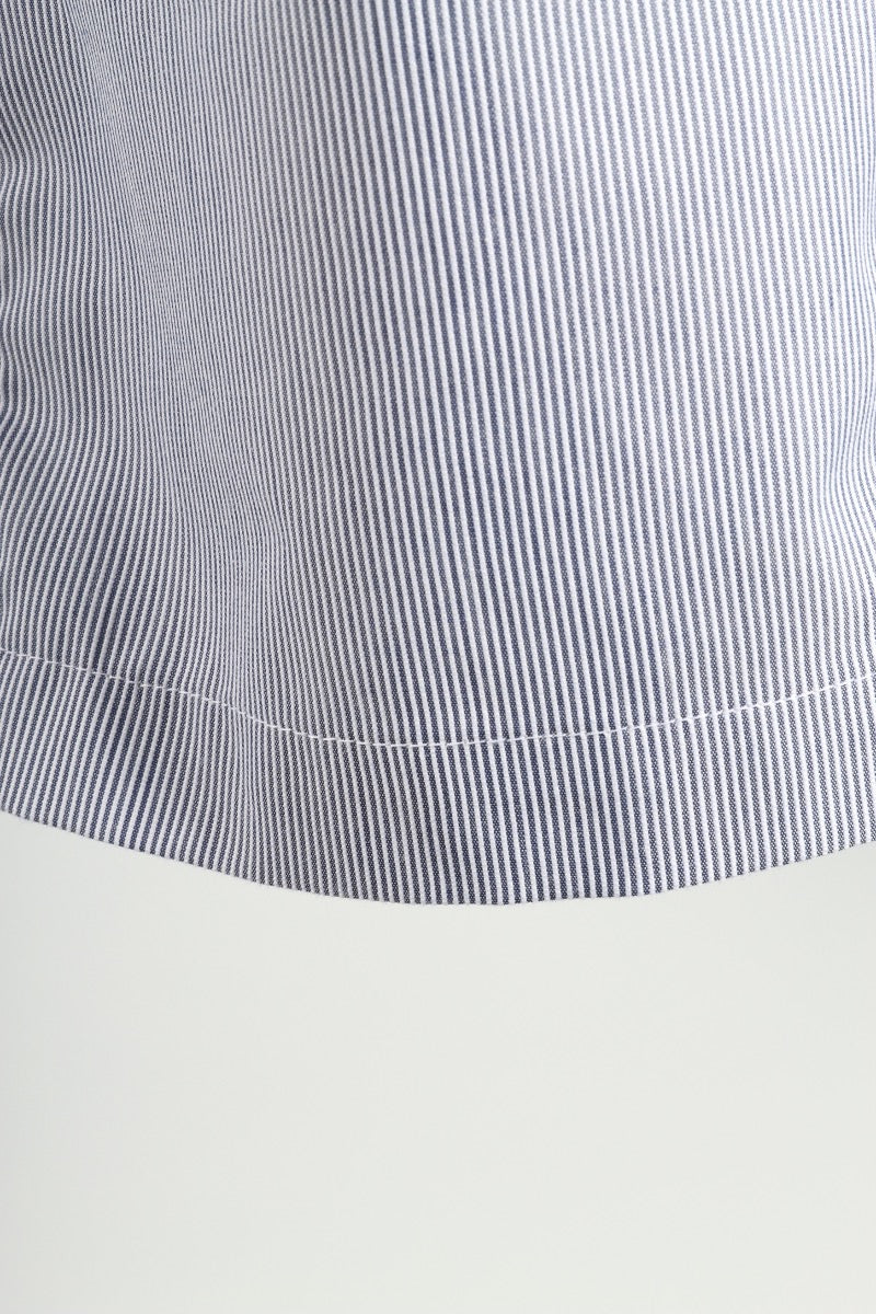 Farrah Pant - Navy Pinstripe