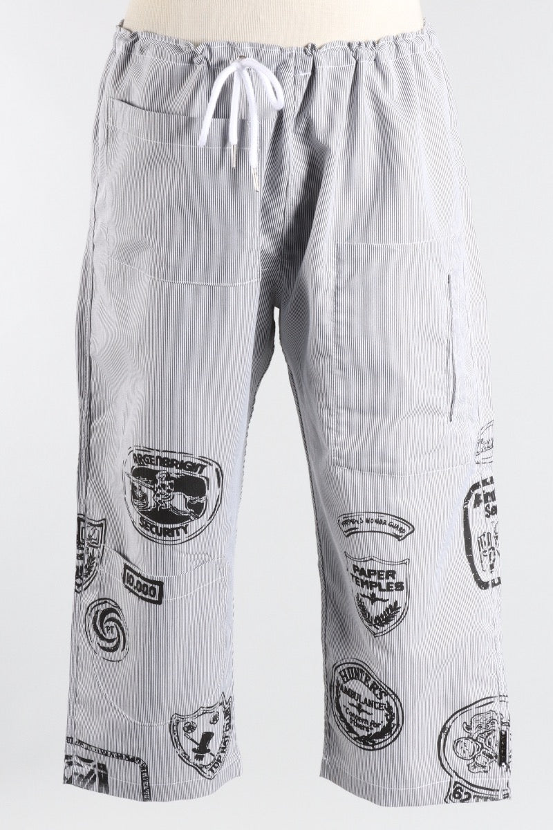 Chloe Pant - Black Pinstripe