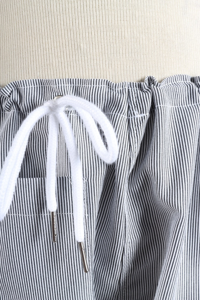 Chloe Pant - Black Pinstripe