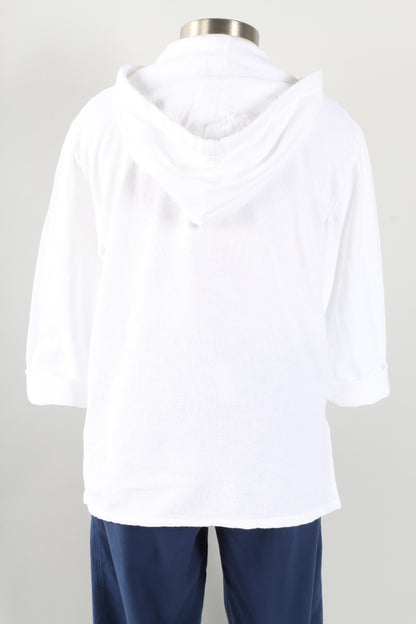 Hooded Jacket Plus - White