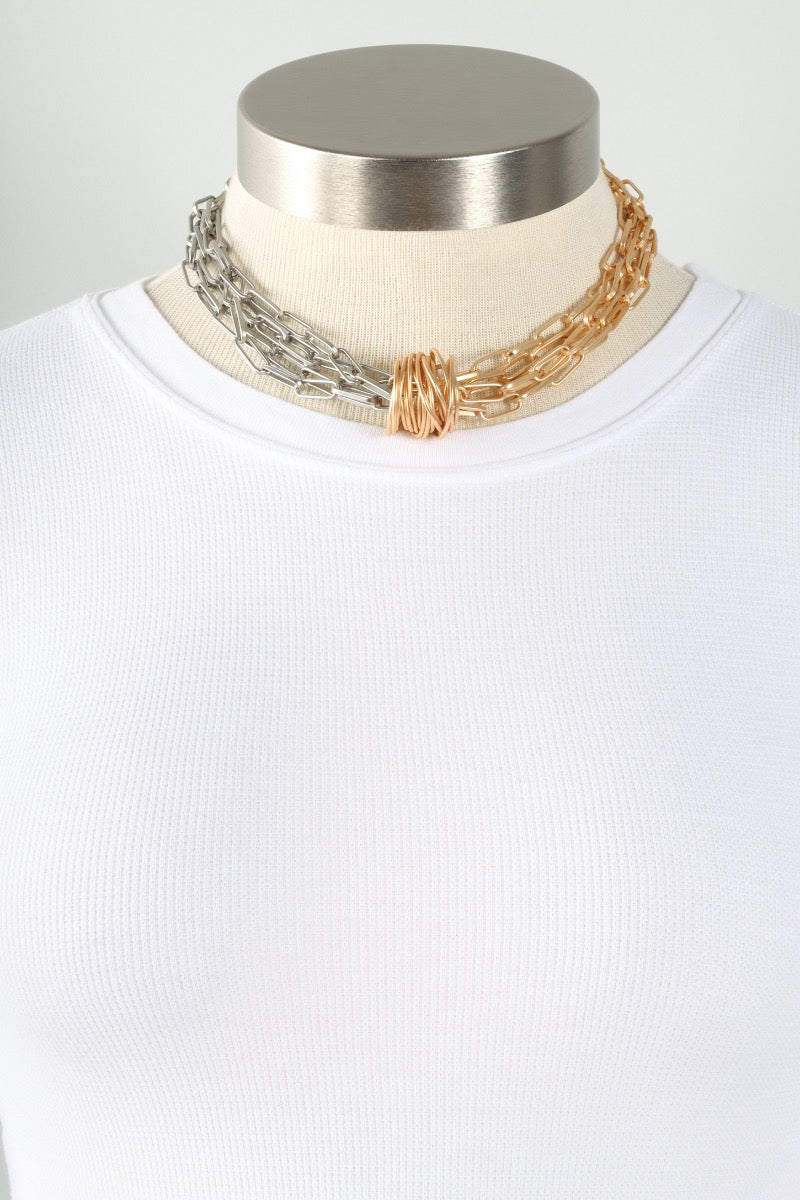 Ariadne Necklace - Silver & Gold