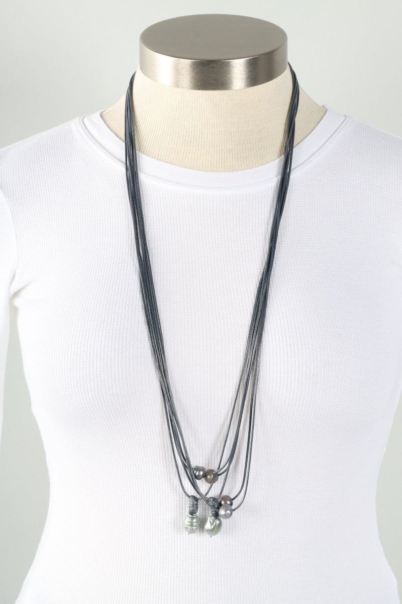 Anaelle Necklace - Denim