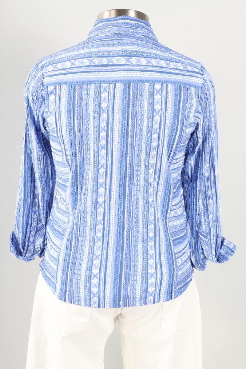 Side Panel Shape Shirt - Indigo