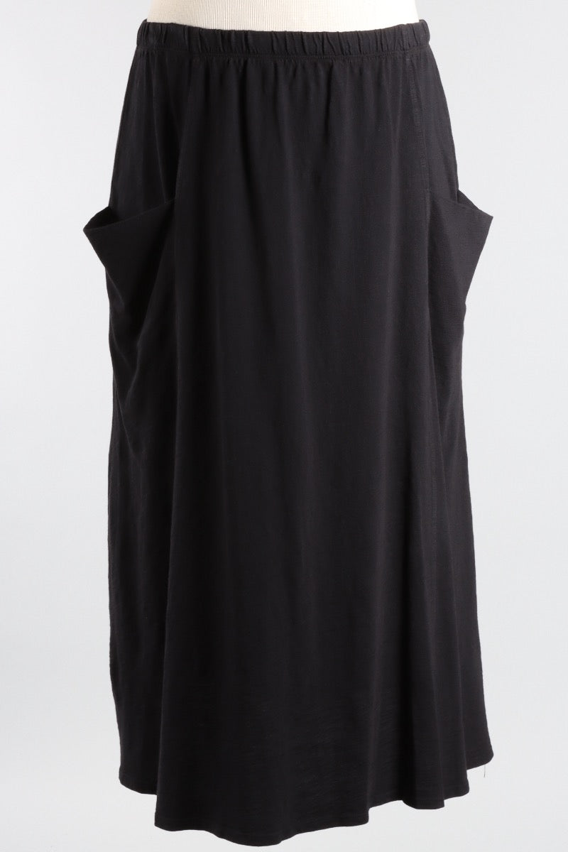 Side Pocket Skirt - Black