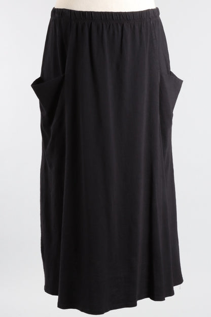 Side Pocket Skirt - Black