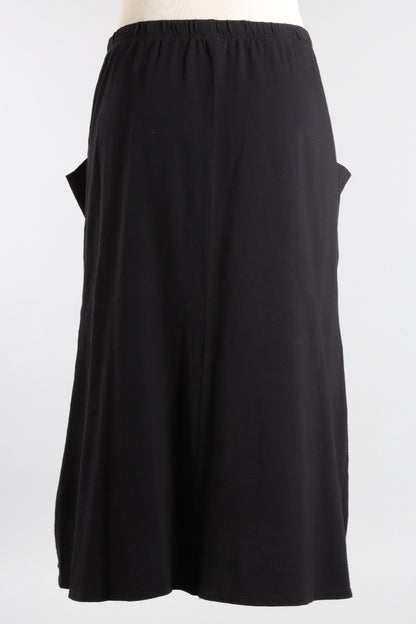 Side Pocket Skirt - Black