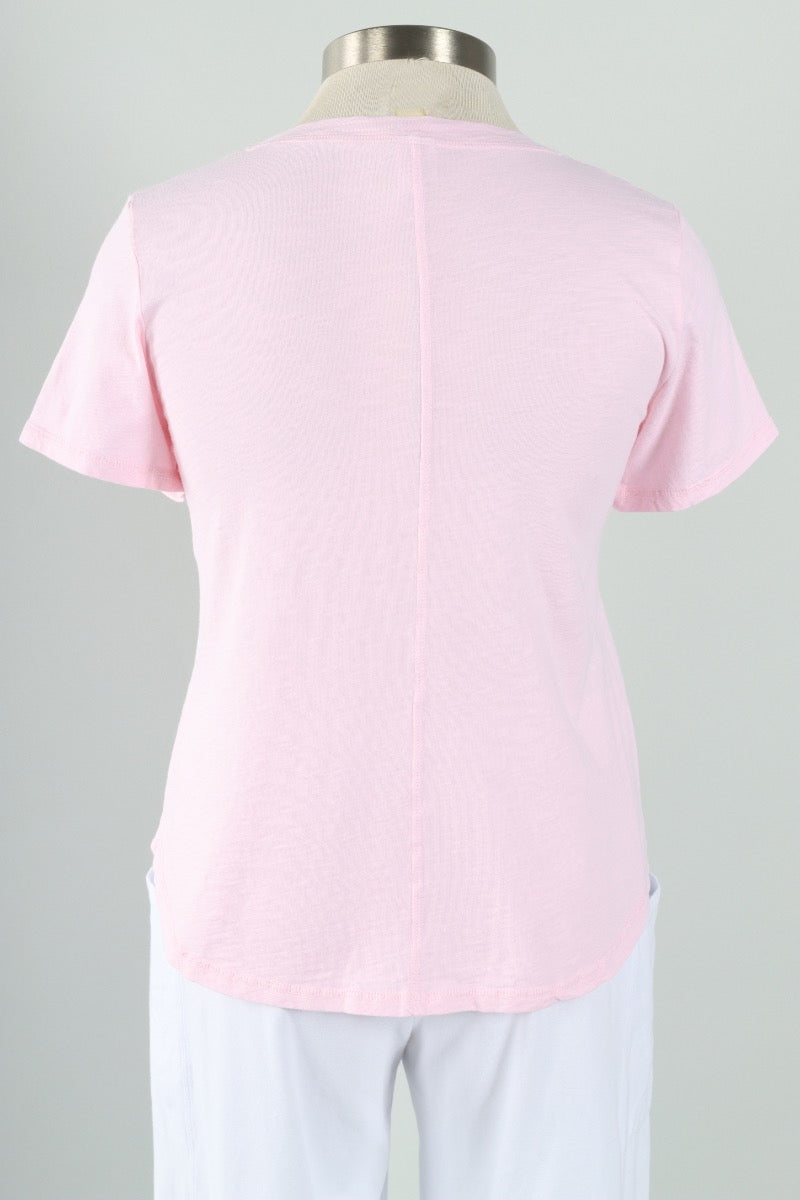 Short Sleeve Scoop Neck Tee - Lullaby