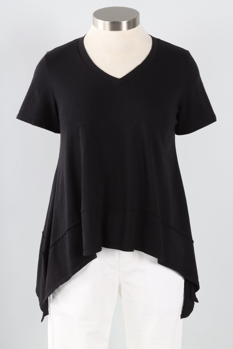 Hi Lo Swing Tee Plus - Black