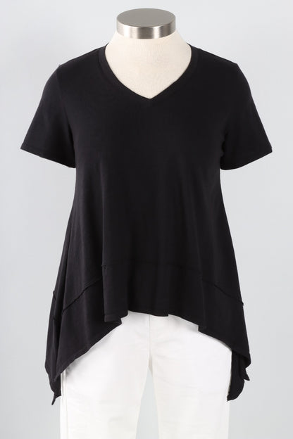 Hi Lo Swing Tee - Black