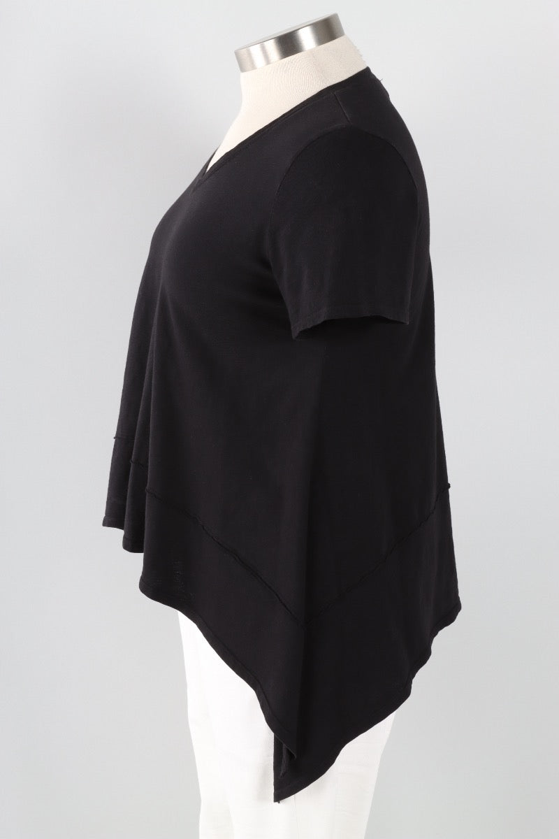 Hi Lo Swing Tee - Black