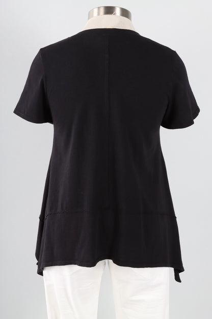 Hi Lo Swing Tee Plus - Black
