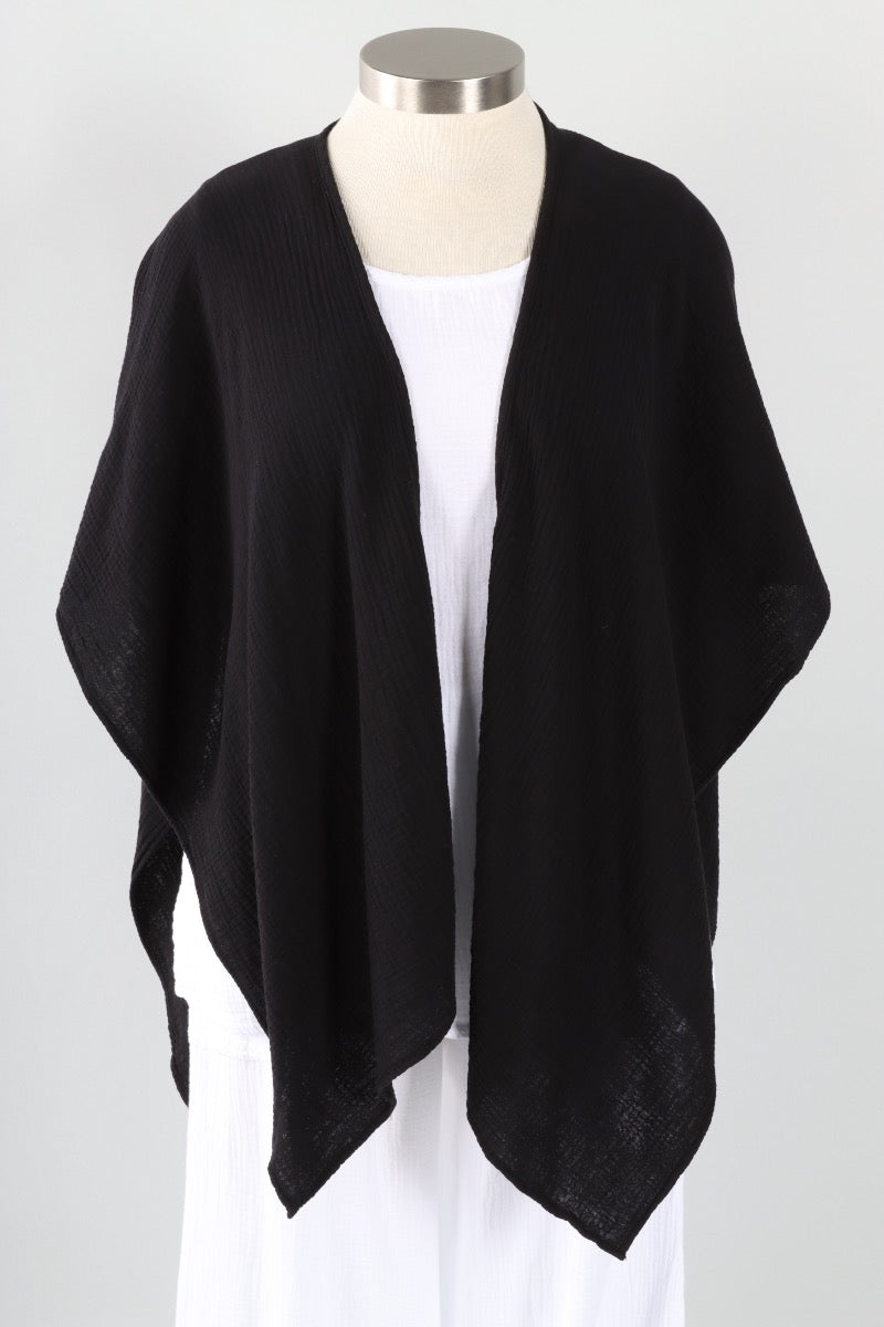 Gauze Versatile Wrap - Black