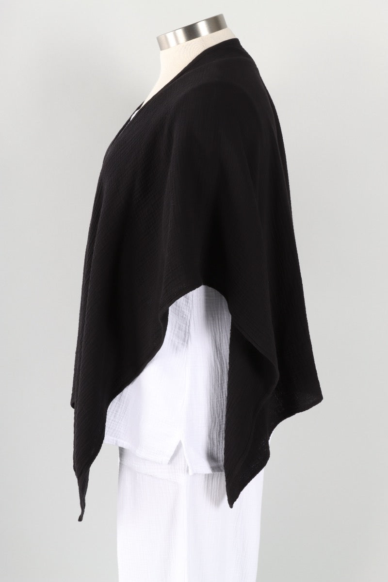 Gauze Versatile Wrap - Black