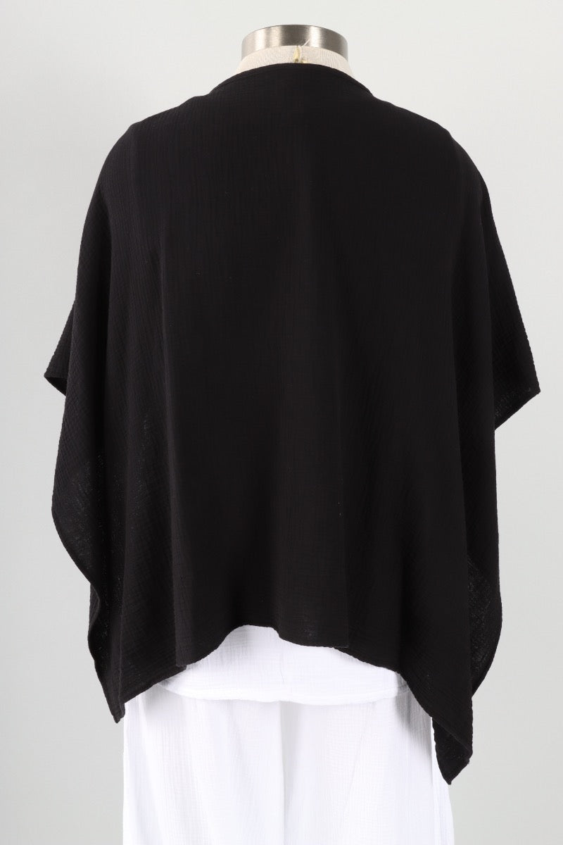 Gauze Versatile Wrap - Black