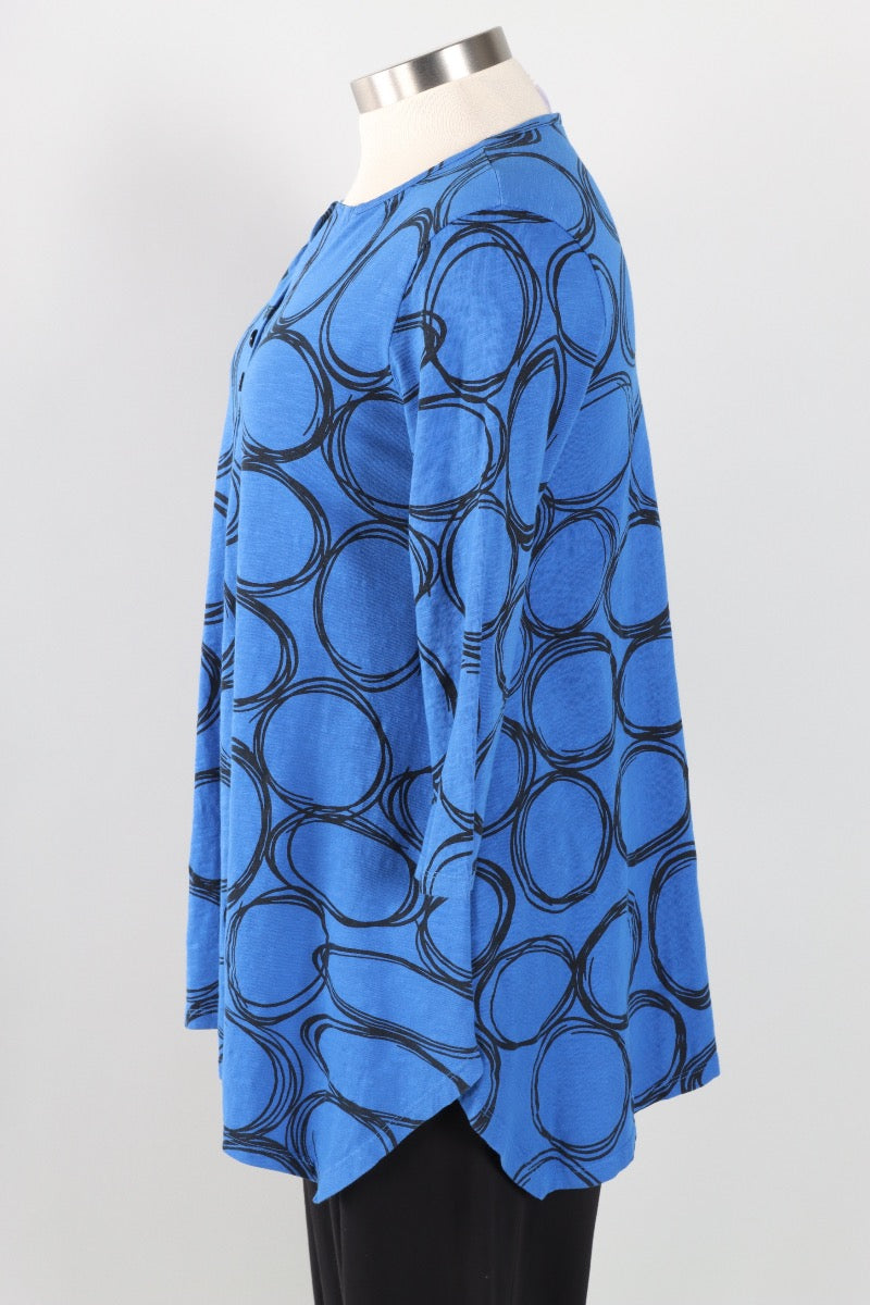 Henley Tunic - Edgewater Pond Print 