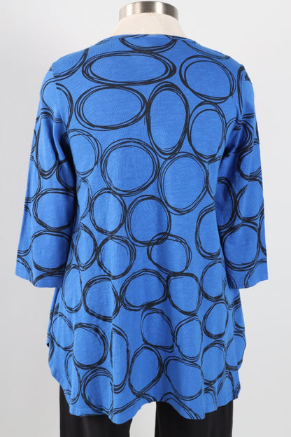 Henley Tunic - Edgewater Pond Print 