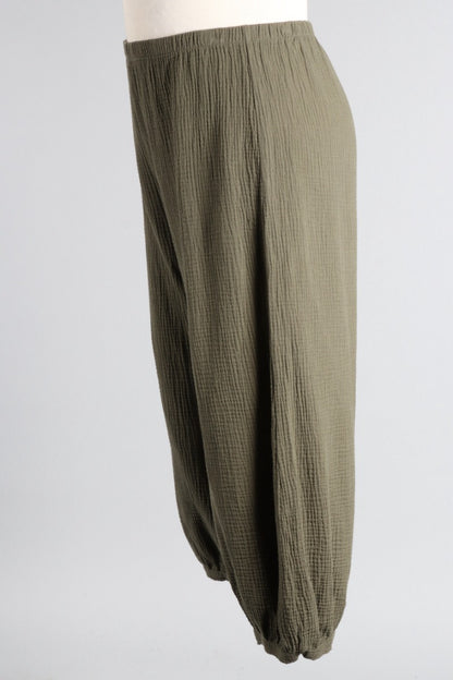 Campa Pant - Peppercorn Gauze