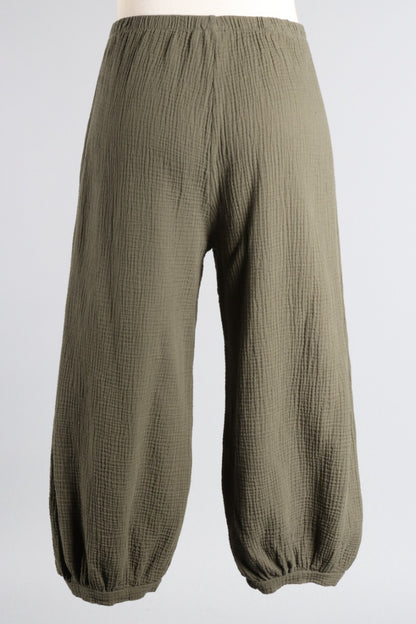 Campa Pant - Peppercorn Gauze