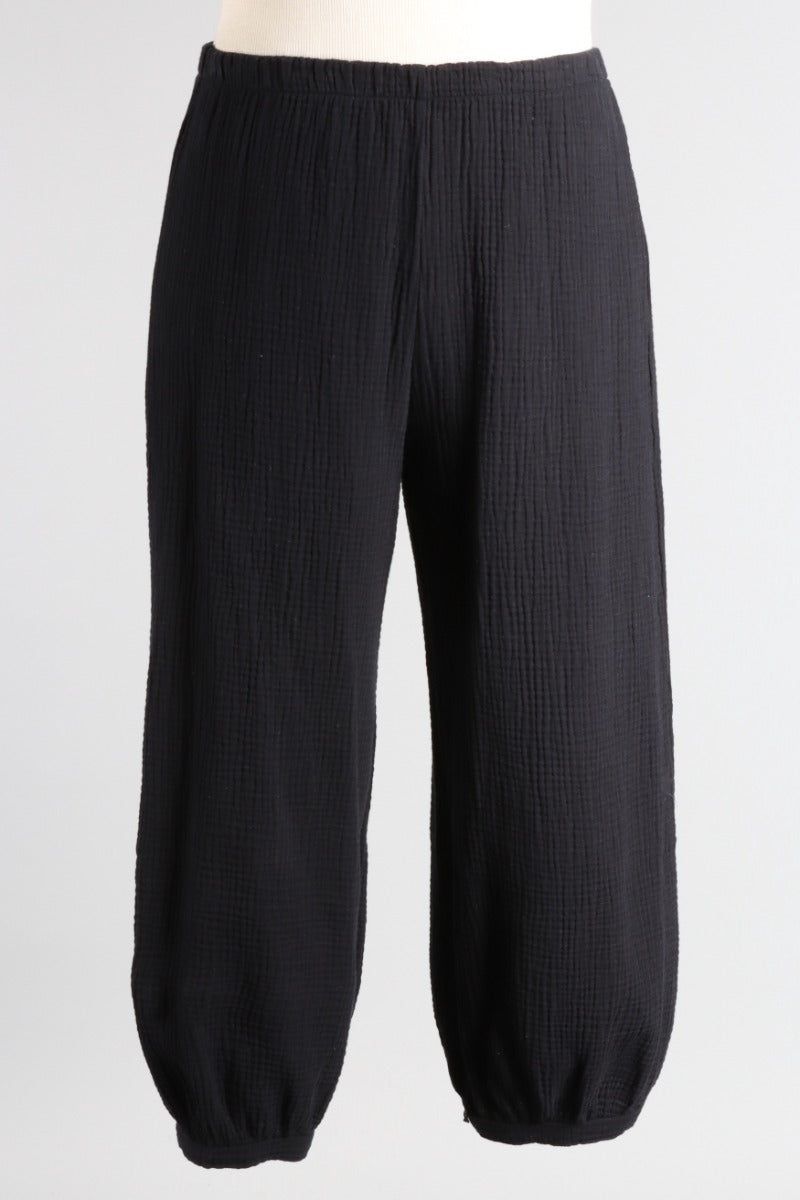 Campa Pant - Black Gauze