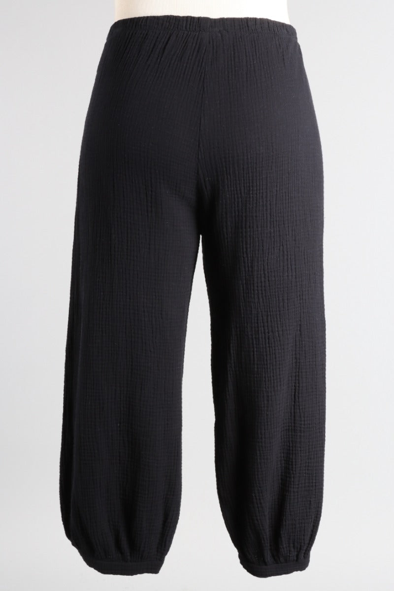 Campa Pant - Black Gauze